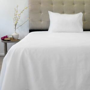 Sábana Microfibra Lisa 210 Hilos 1.5 Plaza / Blanco - Doral