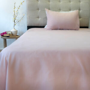 Sábana Microfibra Lisa 210 Hilos 1.5 Plaza / Rosado Pastel - Doral