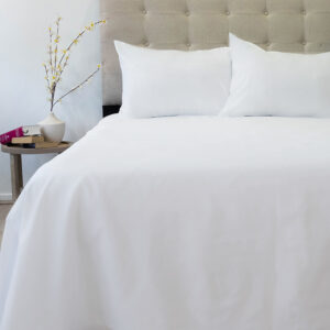 Sábana Microfibra Lisa 210 Hilos 2 Plazas / Blanco - Doral