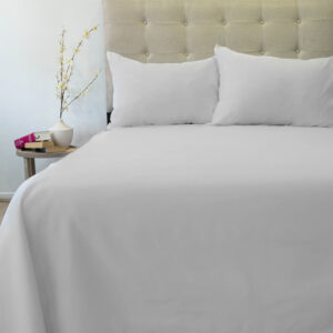 Sábana Microfibra Lisa 210 Hilos 2.5 Plazas / Gris - Doral