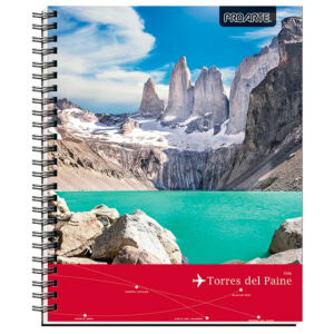 Cuaderno Universitario Places 100Hojas 7mm / Torres del Paine - Proarte