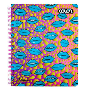 Cuaderno Universitario Femina 7mm 100Hojas / Kissblue - Colón