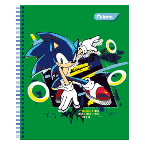 Cuaderno Universitario Clásico Sonic 7mm 100Hojas / Sonic Aros - Torre