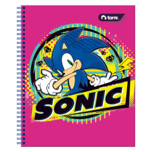 Cuaderno Universitario Clásico Sonic 7mm 100Hojas / Sonic Pink - Torre