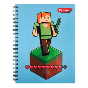 Cuaderno Universitario Clásico Minecraft 7mm 100Hojas / Alex - Torre