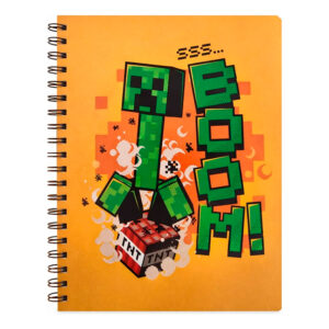 Cuaderno Universitario Clásico Minecraft 7mm 100Hojas / CreeperBoom - Torre