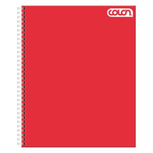 Cuaderno Universitario Liso Basic 7mm 100Hojas / Rojo - Colón