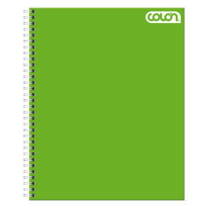 Cuaderno Universitario Liso Basic 7mm 100Hojas / Verde - Colón