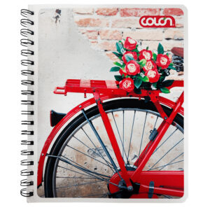 Cuaderno Universitario Liso Basic 7mm 100Hojas / Bicicleta - Colón