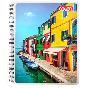 Cuaderno Universitario Liso Basic 7mm 100Hojas / Botes - Colón