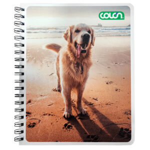 Cuaderno Universitario Liso Basic 7mm 100Hojas / Perro - Colón