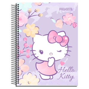 Cuaderno Hello Kitty Carta 150Hojas 7mm / Hello Lila - Proarte