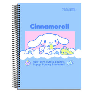 Cuaderno Cinnamoroll Carta 150Hojas 7mm / RollyPoly - Proarte