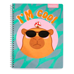 Cuaderno Universitario Capybara 100Hojas 7mm / Lentes - Proarte
