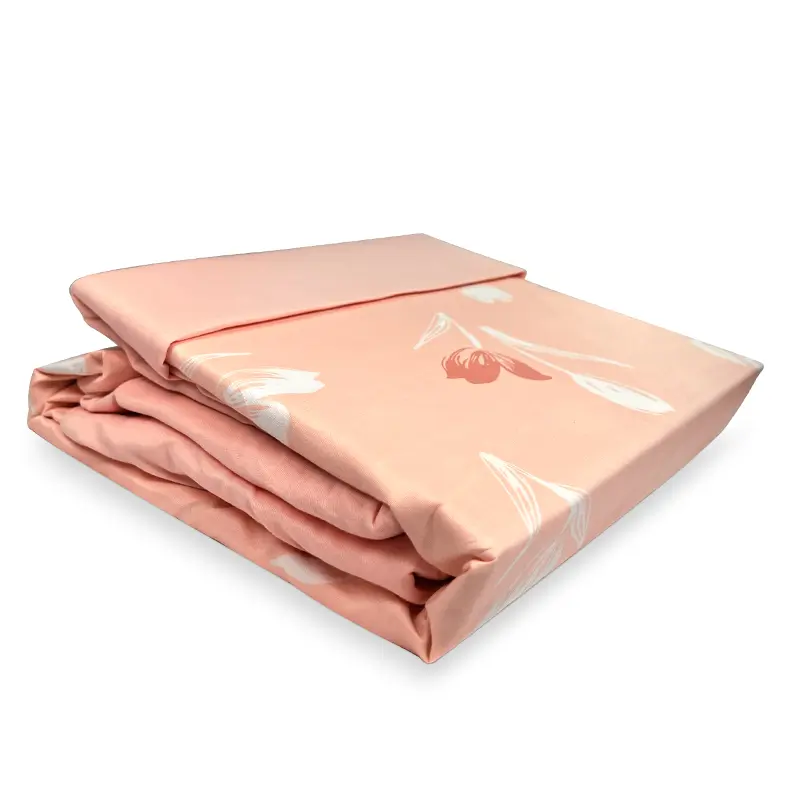 Sábanas Aterciopelada Composé 1.5 Plazas / Flor Rosa - Doral