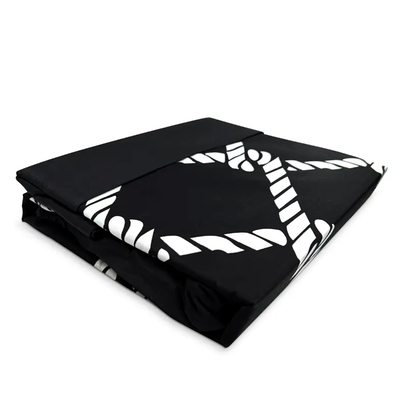 Sábanas Aterciopelada Composé 2 Plazas / Cuerda Negra - Doral