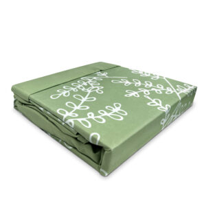 Sábanas Aterciopelada Composé 2 Plazas / Hoja Verde - Doral