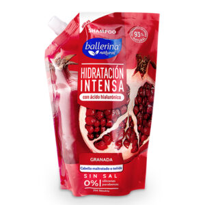 Shampoo 750 ml / Granada y Ácido Hialurónico - Ballerina