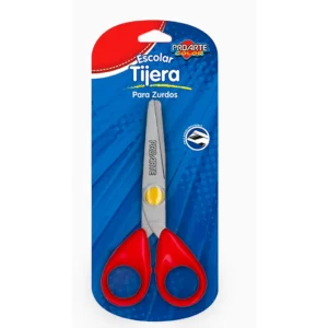 Tijera Especial Para Zurdos 13cm / Rojo - Proarte