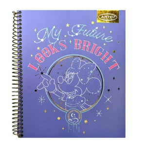 Cuaderno Book 120Hjs Minnie Astral / Looks - Artel