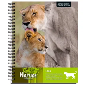 Cuaderno Universitario 100 Hojas 7mm Nature / Leona y Cria - Proarte