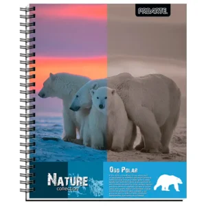 Cuaderno Universitario 100 Hojas 7mm Nature / Oso Polar - Proarte