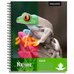 Cuaderno Universitario 100 Hojas 7mm Nature / Rana -Proarte