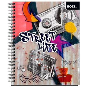 Cuaderno Universitario 100 Hojas 7mm Street Life / Cassete - Ross