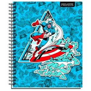 Cuaderno Universitario 100 Hojas 7mm. Marvel Comics / Capitán América - Proarte