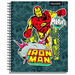 Cuaderno Universitario 100 Hojas 7mm. Marvel Comics / Ironman - Proarte