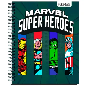 Cuaderno Universitario 100 Hojas 7mm. Marvel Comics / Marvel Heroes - Proarte