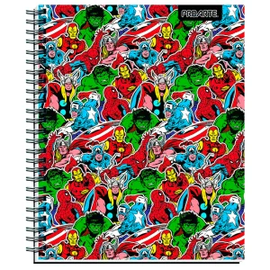 Cuaderno Universitario 100 Hojas 7mm. Marvel Comics / Mix Heroes - Proarte