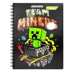 Cuaderno Universitario Clásico Minecraft 7mm 100Hojas / Team Miners- Torre