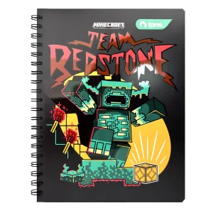Cuaderno Universitario Clásico Minecraft 7mm 100Hojas / Waeden Redstone- Torre