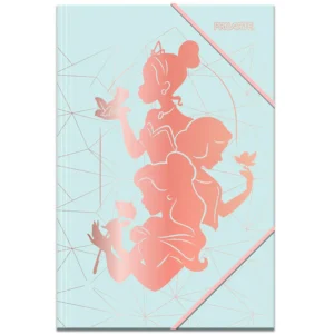 Carpeta con Elástico Oficio Princesas / Turquesa - Proarte