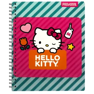 Cuaderno Universitario Hello Kitty 100 Hojas 7mm / Guiño - Proarte