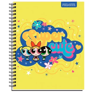 Cuaderno Universitario Chicas Super Poderosas 100 Hojas 7mm / Cute - Proarte