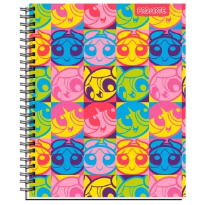 Cuaderno Universitario Chicas Super Poderosas 100 Hojas 7mm / Faces - Proarte