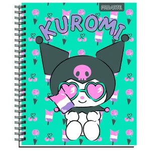 Cuaderno Universitario Kuromi 100 Hojas 7mm. / Lentes - Proarte