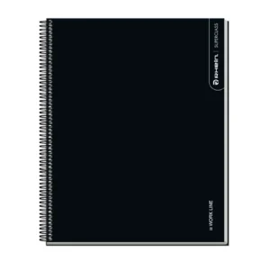Cuaderno Super Class 1/2 Oficio Workline / Negro - Rhein