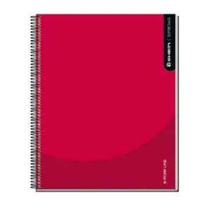 Cuaderno Super Class 1/2 Oficio Workline / Rojo - Rhein