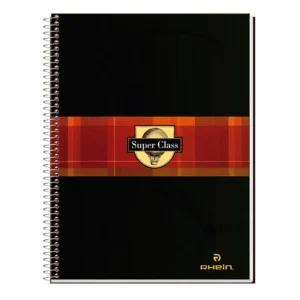 Cuaderno Super Class Oficio Scotch 150 Hojas 7mm. / Negro - Rhein