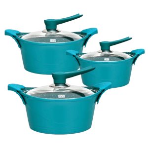 Batería de Cocina Aluminio 6 Piezas 2.0 / Calipso - Bohlier