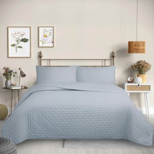 Quilt Reversible Color Deluxe 2 plazas / Grey - Martiné