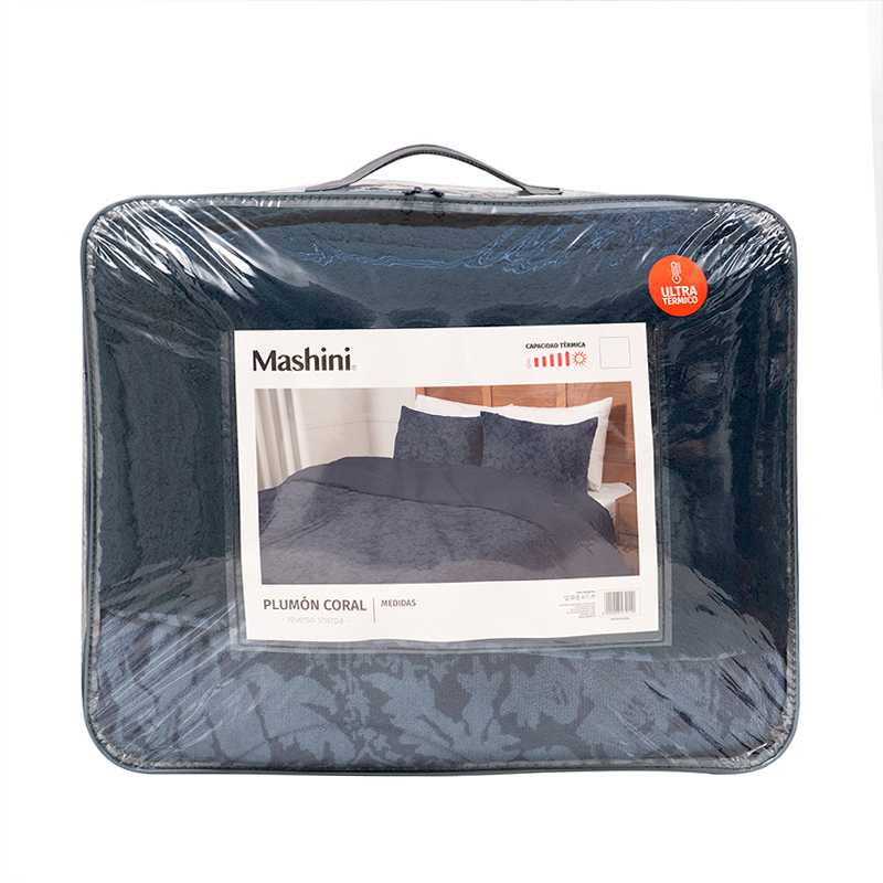 Plumón Coral Estampado Sherpa 1.5 Plazas / Maqui - Mashini - Imagen 4