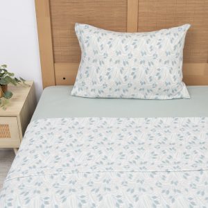 Sábana De Polar Estampada 1.5 Plazas / Brote - Mashini