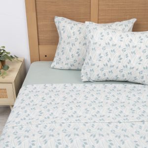 Sábana De Polar Estampada King / Brote - Mashini