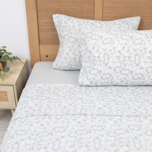 Sábana De Polar Estampada King / Alba - Mashini