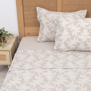 Sábana De Polar Estampada King / Hoja - Mashini