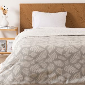 Frazada Polar Sherpa Estampada 1.5 Plazas / Panul - Mashini